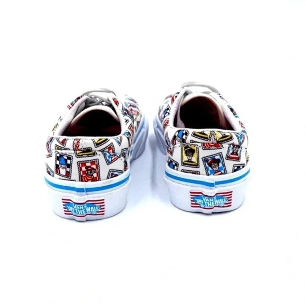 Vans X Where's Waldo | Era Postage Skate Shoe Kids Boy/Girl - Picture 8 of 10